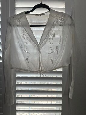 Favorite daughter lace trim top